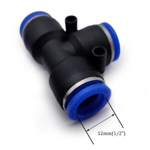 QUICK COUPLER 12MM TEE