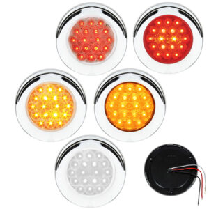 LED LIGHT FLANGE CHROME