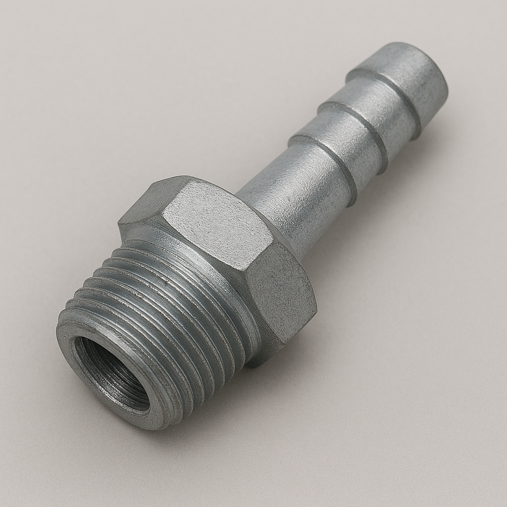 HA-3/8-1/2 HOSE TAIL 3/8- NPTX 2/1 STEEL - Image 3